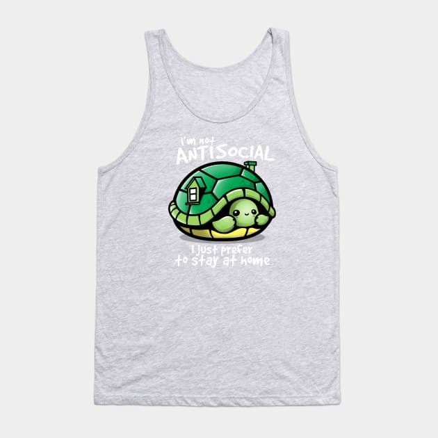 Antisocial turtle Tank Top by NemiMakeit